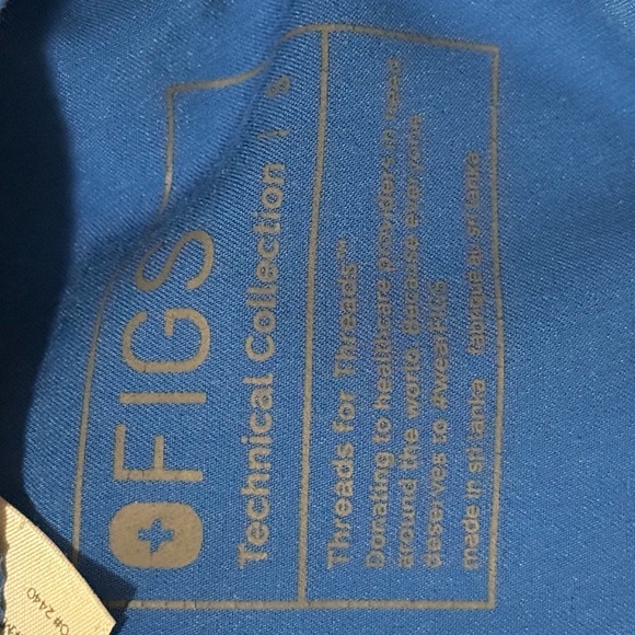 Figs Blue Scrub Pants Women Technical Collection Zamora Joggers Blue Size Small - Picture 4 of 5